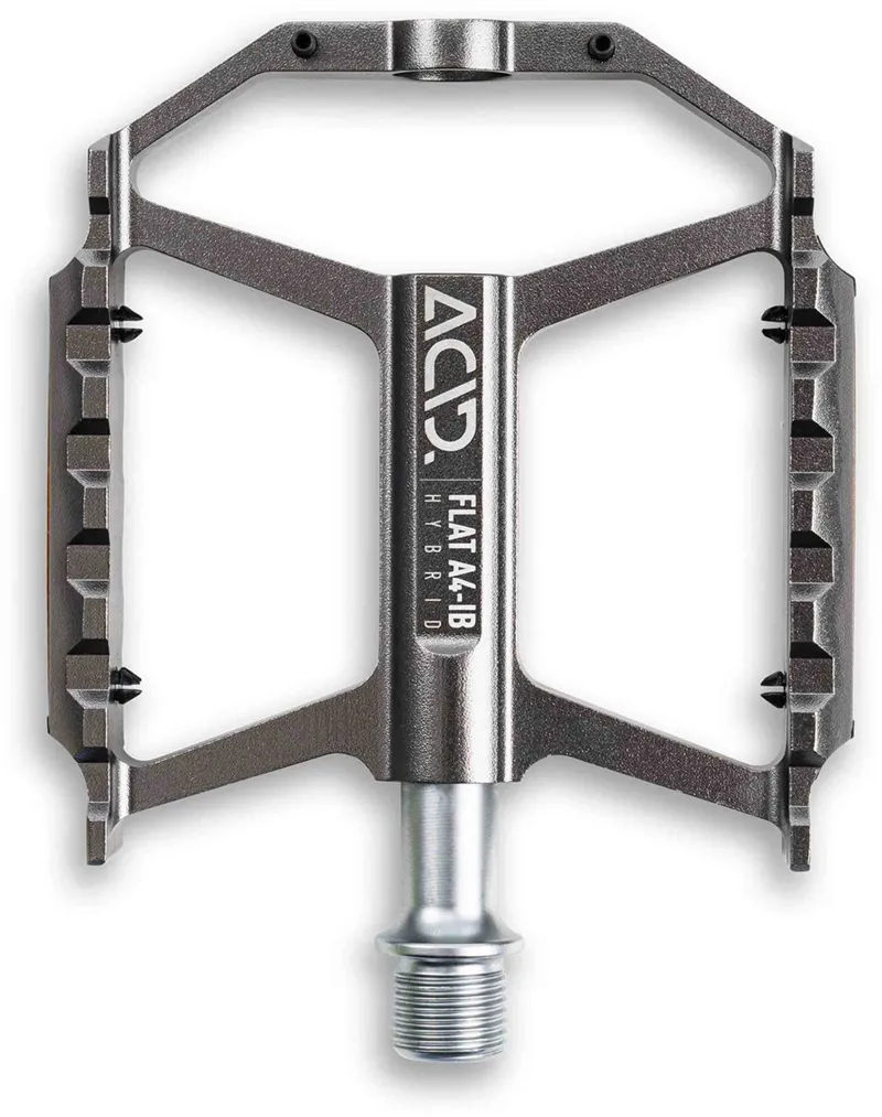 Acid Pedals Flat A4-IB Hybrid in Grey-1